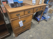 WOODEN DESK 41" X 18" X 31"