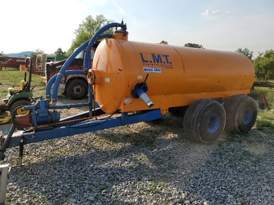 LMT 2800 slurry tank with cultivators