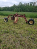 New Idea Bar Hay Rake with Dolly Wheel