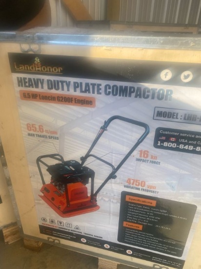 LandHonor Heavy Duty Plate Compactor