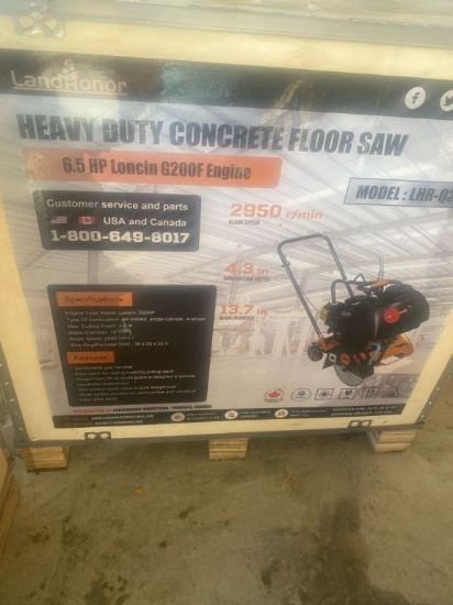 LandHonor Heavy Duty Concrete Floor Saw