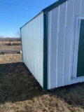 Aluminum Shed with Small Loft