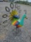 Peacock Windmill Decor