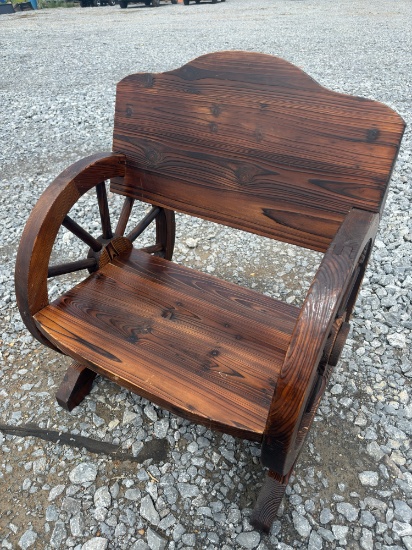 Wagon Wheel Chair