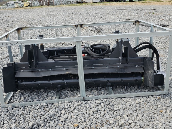 LandHonor 72" Skid Steer Power Rake