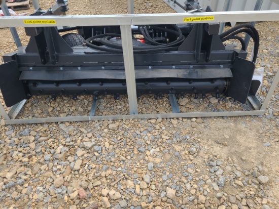 Landhonor 72" Skid Steer Power Rake