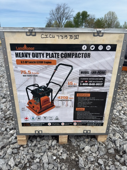 Landhonor Heavy Duty Plate Compactor