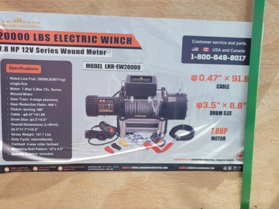 LandHonor 20,000lb Electric Winch