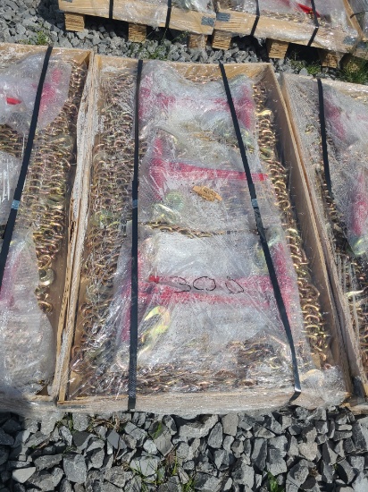 Pallet of chains & binders