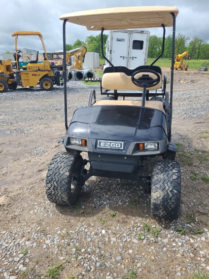EZGO Black Golf Cart
