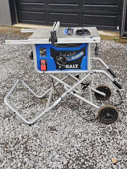 Kobalt Table Saw with Stand