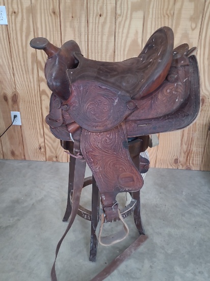 All Leather Saddle made in USA