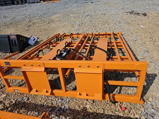 LandHonor Skid Steer Hay Accumulater Grapple