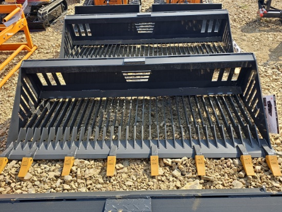 LandHonor 78" Skid Steer Rock Bucket