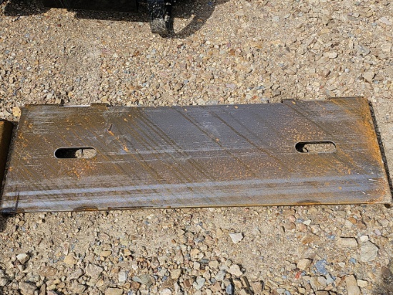 Skid Steer Quick Attach Plate