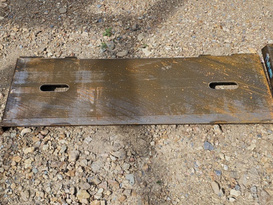 Skid Steer Quick Attach Plate