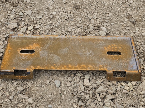 Skid Steer Quick Attach Plate