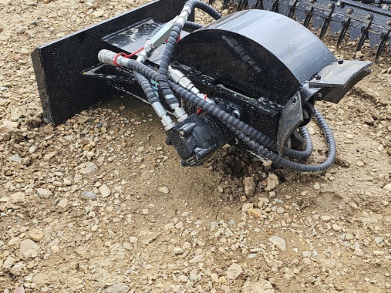 Mini Ex Stump Grinder Attachment