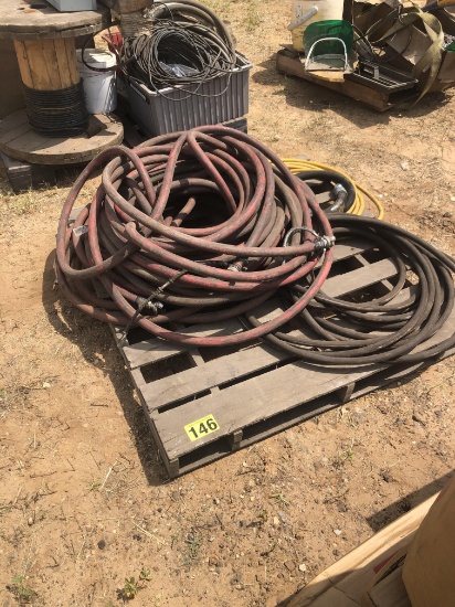 pallet of air hoses