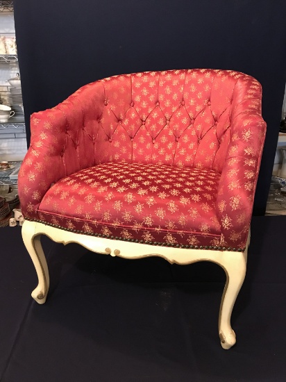 French Provincial Barrel Chair