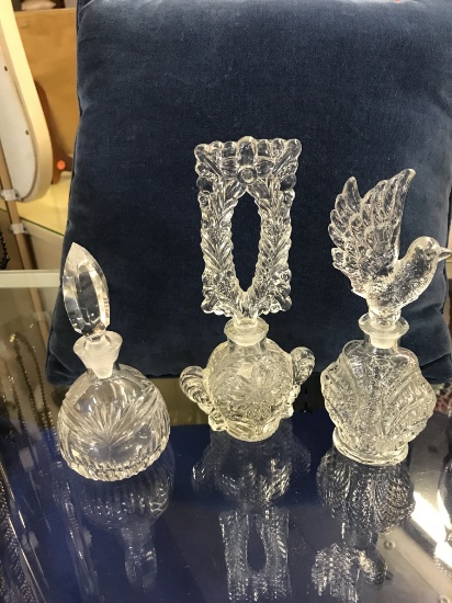 3 Perfume Bottles