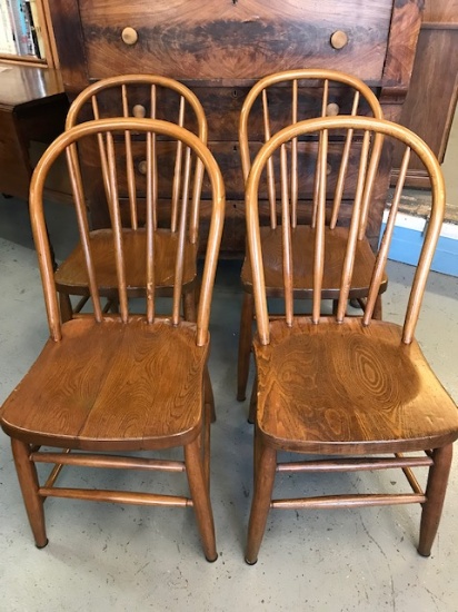 Bent Wood Oak Chairs