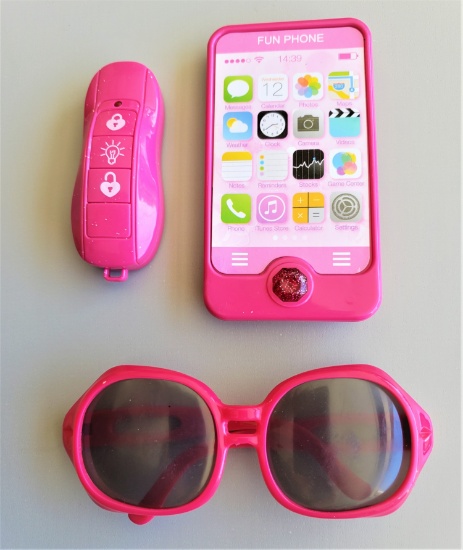 KIDS TALKING CELLPHONE, CAR KEY & SUN GLASS SET