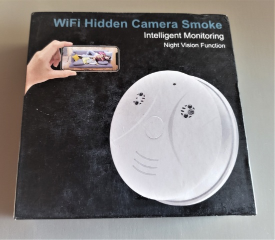 HIDDEN SMOKE DETECTOR WIFI CAMERA