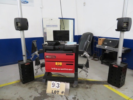 "John Bean Visualizer Front-End Alignment Machine w/Current 2018 Upgrade In