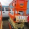JLG Scissor Lift, 24- Volt DC, Max. 1365# 95 Hrs.