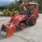 Kubota B26 4WD Tractor w/TL500 Front End Loader & BT 820 Back Hoe Attachment, S/N 55256