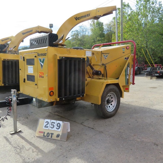2020 Vermeer Mdl. BC 1000 Chipper, PS1 4-Cyl. Gas Engine, S/N 1VRY11190L10311993, 430 Hrs.