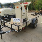 2019 Finn B40 Straw Blower, Mdl. A2633, Kohler V-Twin 20.5-HP Engine, 23.45 Hrs., Trailer-Mounted on