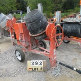 Crown Construction Equipment Cement Mixer w/Honda GL 160 Engine