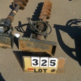 Mini Skid Steer Hydraulic Auger w/10