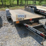 2020 Hudson Metal Tilt Trailer, Double Axle 5-Ton, 6'x17', VIN #10HHD1406L200008