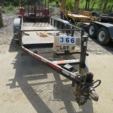 2006 Prohauler Trailer, Metal Flip Ramps, Double Axle, 8'x5' Bed, VIN #1P9BL04235F563233