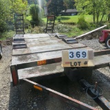 Homemade Trailer w/Flip Ramps, 16'x8' No Title