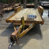 2001 Jim Campen Trailer, Wooden Floor, Drive-On Ramps, 16'x 6 1/2', VIN #1J9UE16241F164002