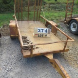 2002 Homemade Utility Trailer, Metal Deck 4'x8', VIN #NCX1081171