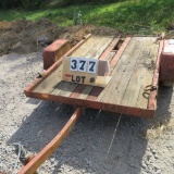 Tilt Trailer w/Wooden Floor, 4'x8' (No Title Available)