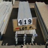 Lot of (5) Aluminum Walkboards, 7'x19