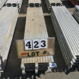 Lot of (5) Aluminum Walkboards, 7'x19