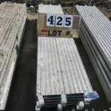 Lot of (5) Aluminum Walkboards, 7'x19