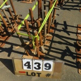 Lot of (6) Scaffolding Leveling Screw Jacks