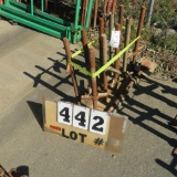 Lot of (6) Scaffolding Leveling Screw Jacks