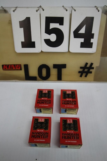 80 Rounds of Hornady 44 Rem Mag, 200 Gr Ammunition