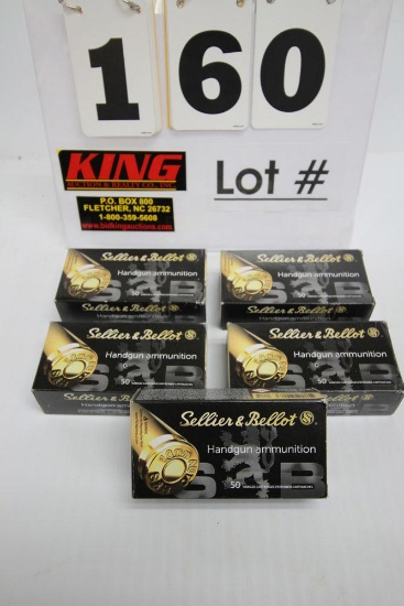 250 Rounds of Sellier & Bellot 10 mm 180 Gr (AUTO) Ammunition