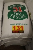 Lot of (6) 50-Lb. Bags of Kentucky 31 Tall Fescue