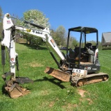 2017 Bobcat E35 Mini Excavator, Back Fill Blade Hydr. Thumb, 1027 Hrs., S/N